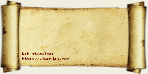 Sanja Galjković vizit kartica